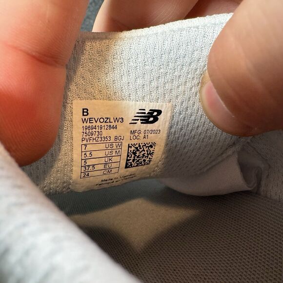 New Balance White Athletic Shoes - Picture 8 of 8